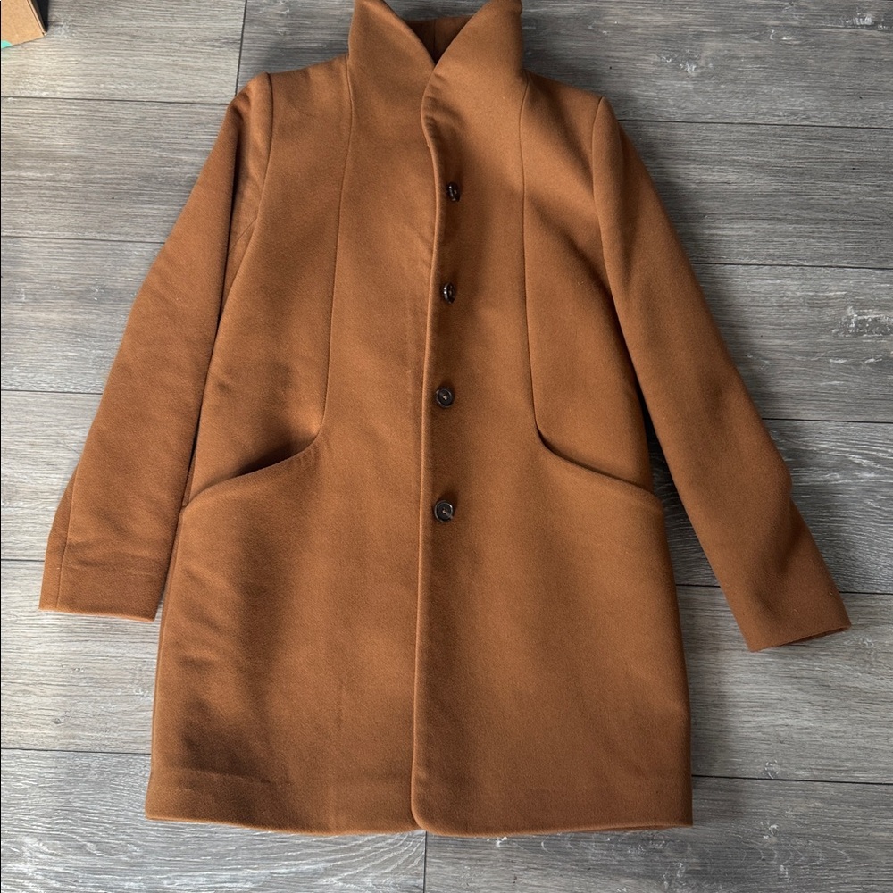 ARITZIA WILFRED COCOON WOOL COAT - Picture 5 of 8